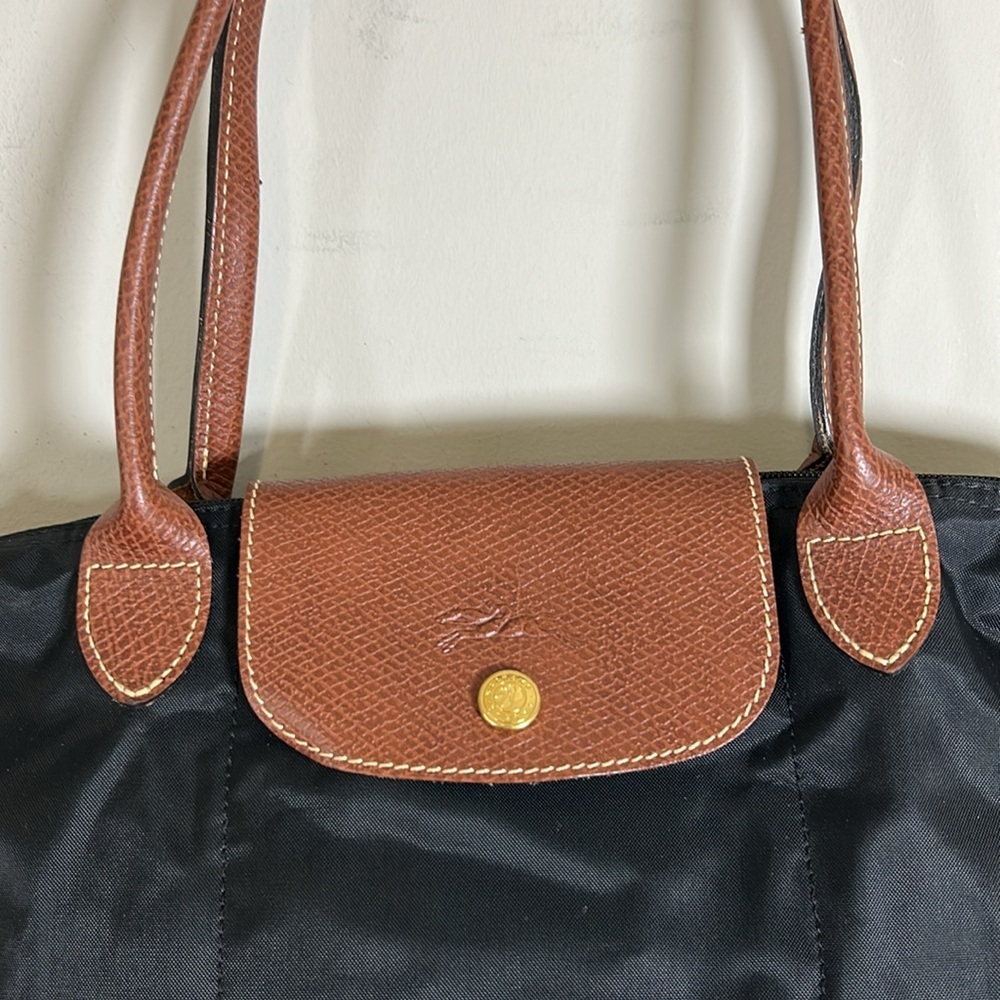 Longchamp LE PLIAGE ORIGINAL S TOTE BAG Black Recycled Canvas - Picture 2 of 16